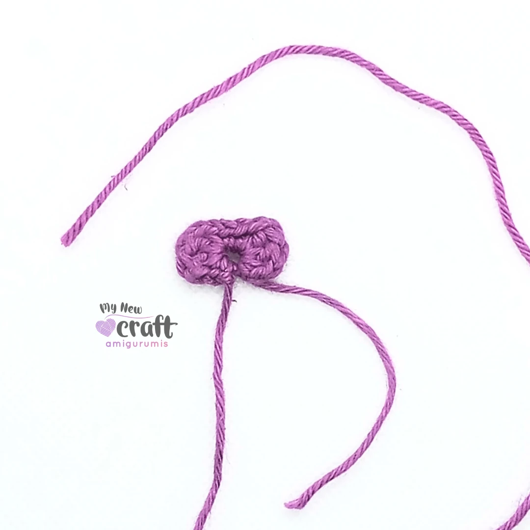 Mini Chapéu de Bruxa Amigurumi Passo a Passo 06