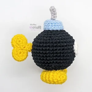 Super Mario Bob-omb Amigurumi Passo a Passo 38