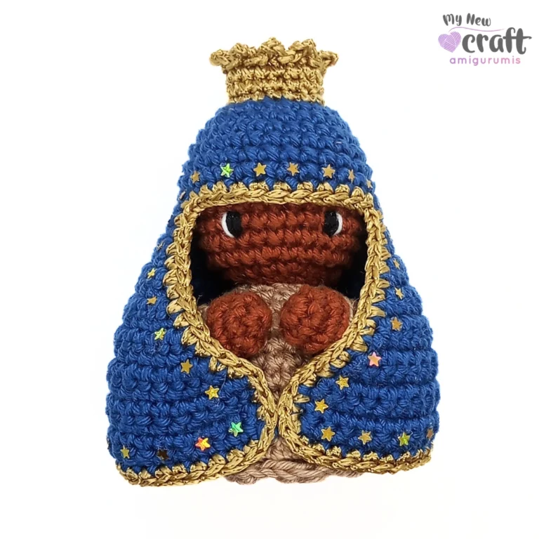 Mini Nossa Senhora Aparecida Amigurumi